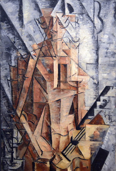 Nadezhda Udaltsova, Artists Model. Cubist Construction, 1914