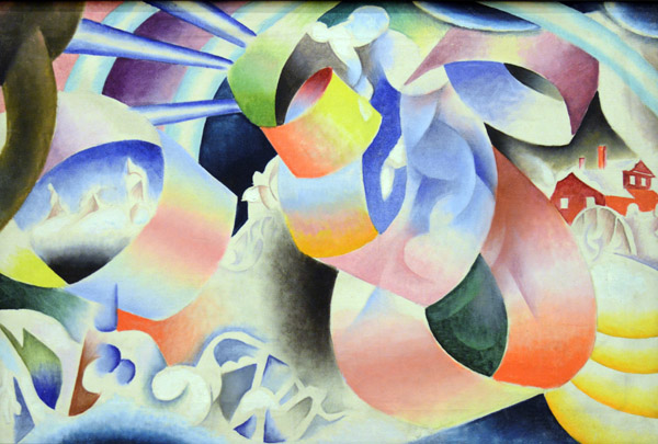 Vladimir Baranoff-Rossiné, Norwegian Rhapsody. Winter Motif from Trondheim, before 1917