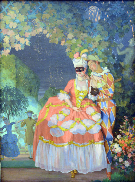 Konstantin Somov, Harlequin and a Lady