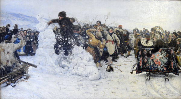 Vasily Surikov, Taking the Snow Fortress by Storm, 1891
