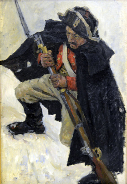 Vasily Surikov, Soldier with a Gun, 1894