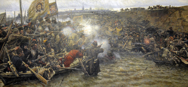 Vasily Surikov, Ermak's Conquest of Siberia, 1895
