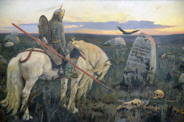 Victor Vasnetsov, A Knight on the Crossroads, 1882