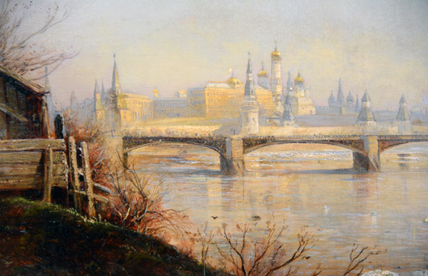 Alexei Savrasov, View onto the Mosque Kremlin. Spring. 1873