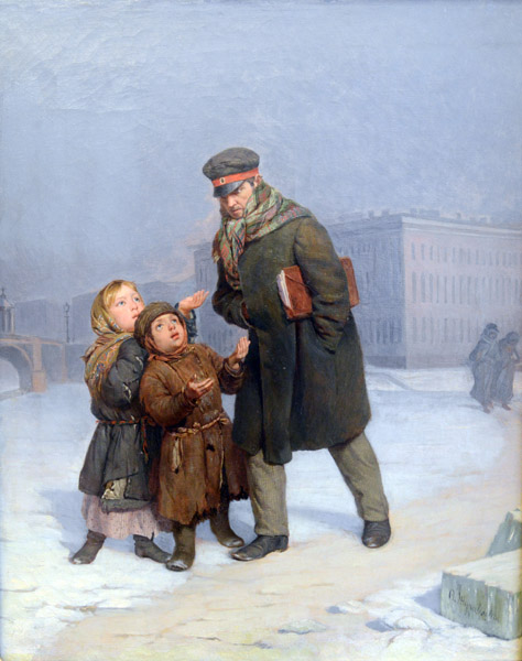 Firs Zhuravlev, Child Beggars, 1860s