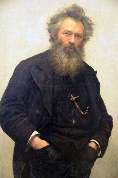 Ivan Kramskoi, Portrait of Ivan Shishkin, 1880