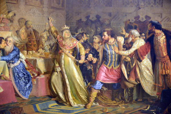 Pavel Chistyakov, Sophia of Lithuania at the Wedding of Vasily the Blink in 1433, 1861