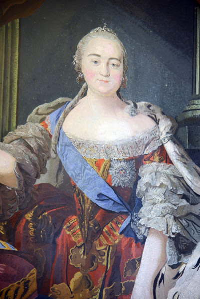 Mosaic Portrait of Elisaveta Petrovna, 18th C.