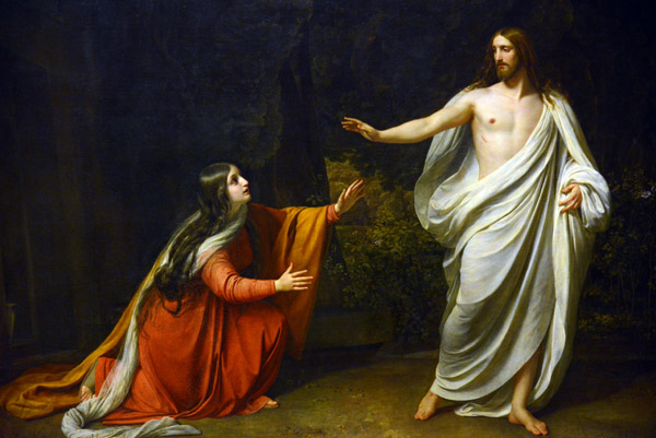 Alexander Ivanov, Appearance of Christ before Mary Magdalene, 1835