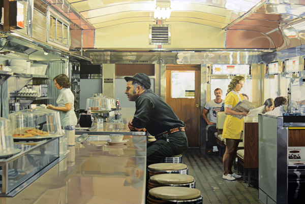 Ralph Goings, Unadilla Diner, 1977