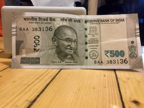 New series 500 Rupee note