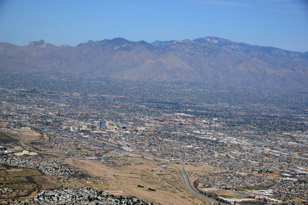 Downtown Tucson with Mount Lemmon