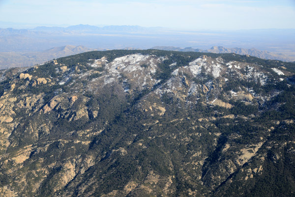 Mount Lemmon with a dusting of snow