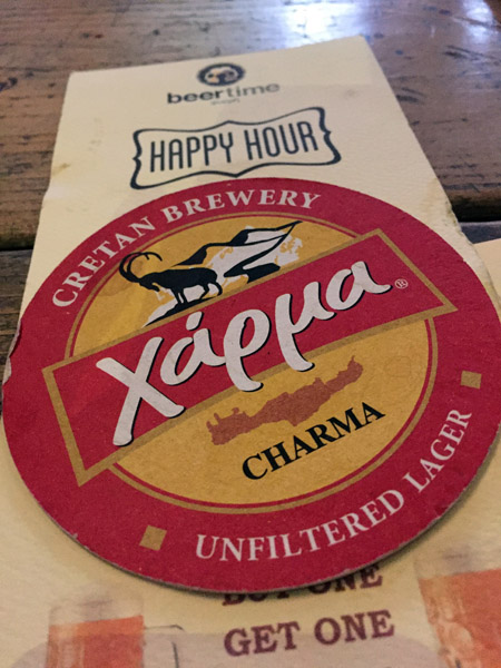 Charma Cretan Brewery Unfiltered Lager, Beer Time, 