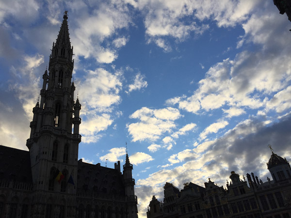 Tower of the Brussels Town Hall, Grand Place