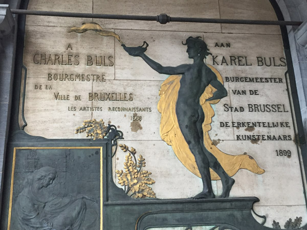Memorial to Charles Buls, Mayor of Brussels, 1899