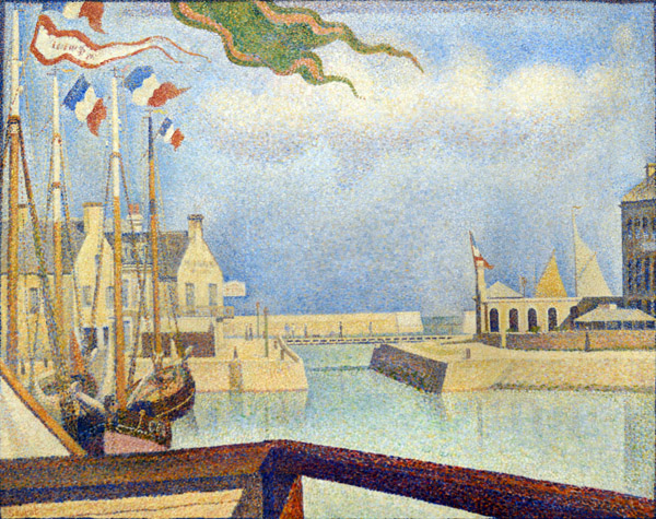 Georges Seurat, Sunday at Port-en-Bessin, 1888