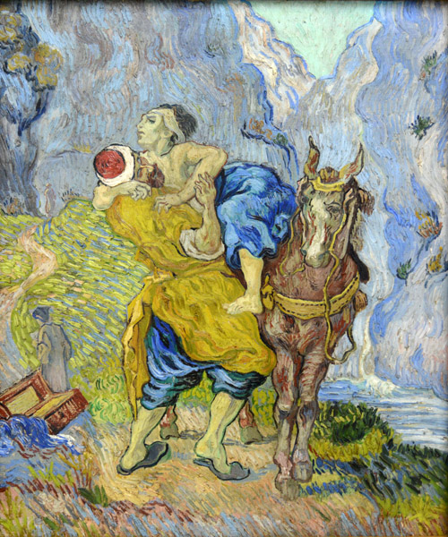 Vincent Van Gogh, The Good Samaritan (after Delacroix) 1890