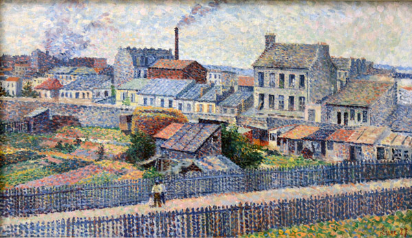 Maximilien Luce, Outskirts of Montmartre, Rue Championnet, 1887