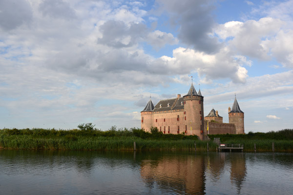 The Muiderslot protects the mouth of the Vecht River