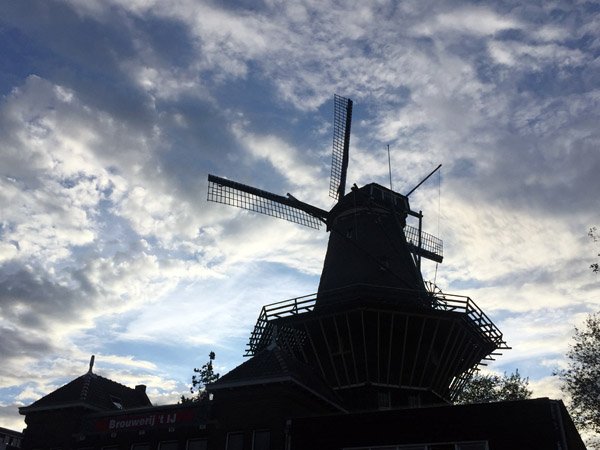 De Gooyer, the tallest windmill in the Netherlands