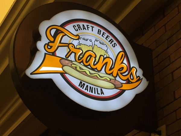 Franks Craft Beer, Manila