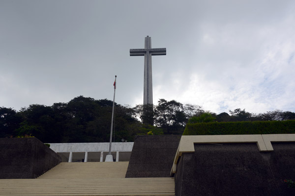Mount Samat Cross commemorating the fall of Baatan in World War II