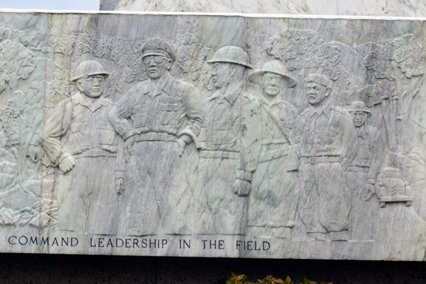 Baatan Memorial - Command Leadership in the Field - Gen. MacArthur 