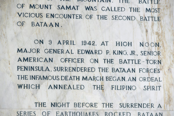 Surrender of Bataan, 9 April 1942