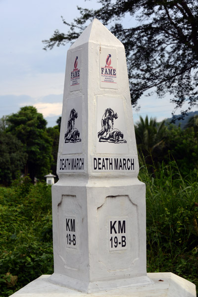 Bataan Death March route km marker