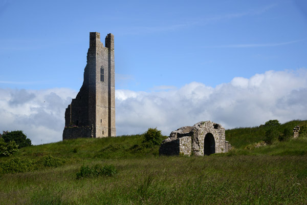 Tower of St Mary's Abbey with the Sheep Gate, Trim