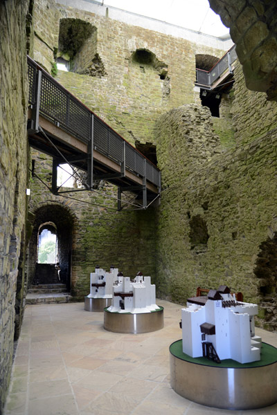 Models exhibited in the Keep of Trim Castle