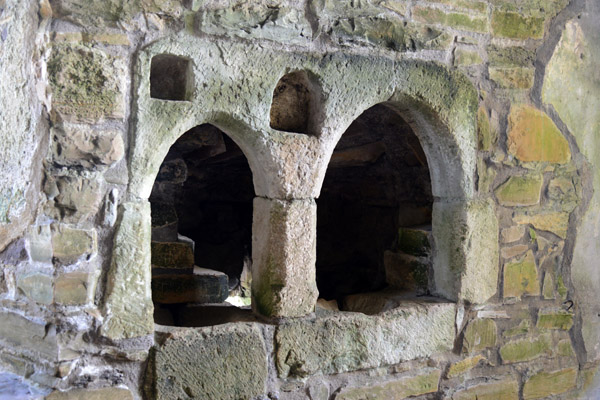 Staircases built into the walls of the Keep, Trim Castle