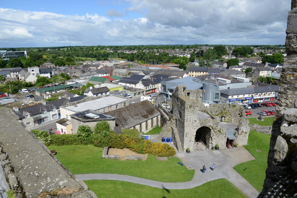 Trim Gate from the top of the Keep, Trim Castle