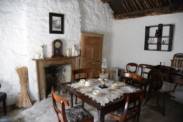 Interior of the Hughes Home from Augher, Co. Tyrone