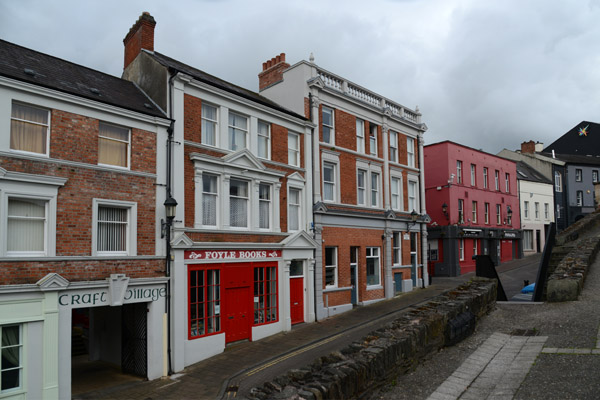 Foyle Books, Magazine Street, from the city wall
