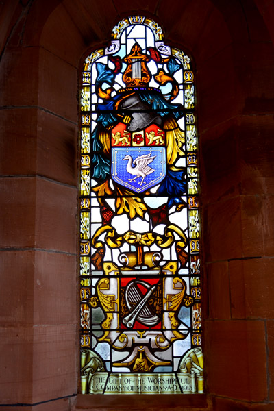 Stained Glass, Wonderful Company of Musicians, 1913