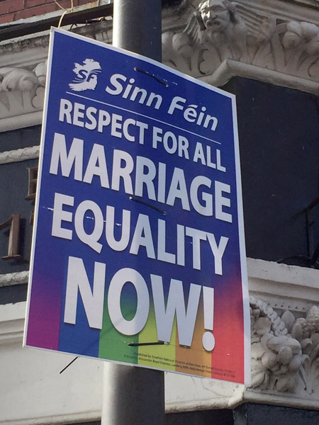 Sinn Fin for Marriage Equality in 2017