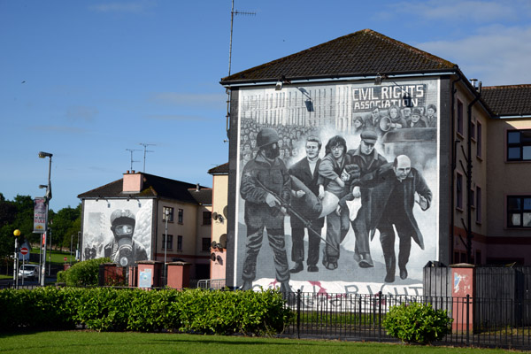 Derry Mural - Civil Rights Association 