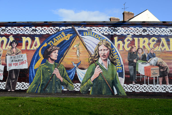 Derry Mural - Women's Roles in the Republic Movement