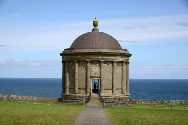 Mussenden Temple, atop the seaside cliffs of Downhill Demesne
