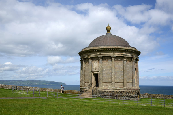 Mussenden Temple, constructed in 1785 as a library for the Earl-Bishop of Derry