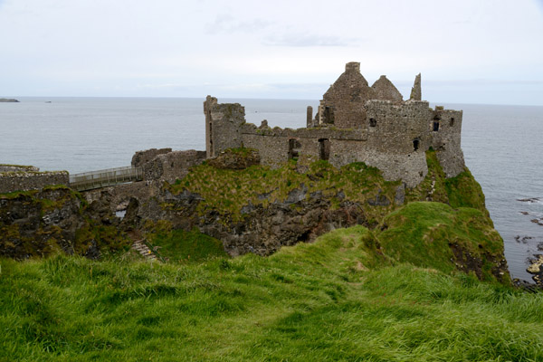 Ruins of Dunlace Castle, seat of Clan McDonnell, 13th C.