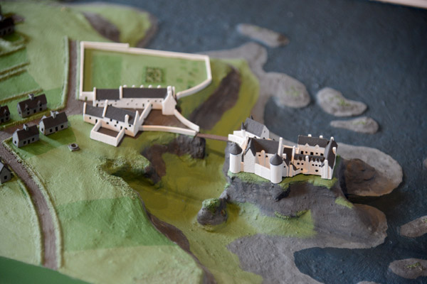 Model of Dunlace Castle