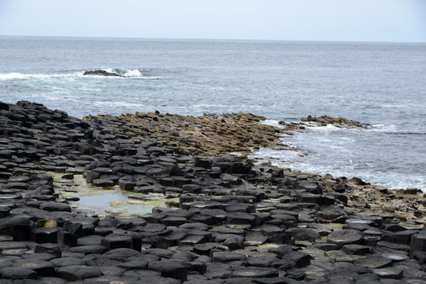 The tip of the Giant's Causeway