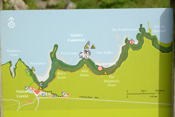 Map of the Giant's Castle scenic area