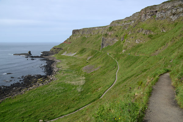 Path up to the clifftop, Giant's Causeway