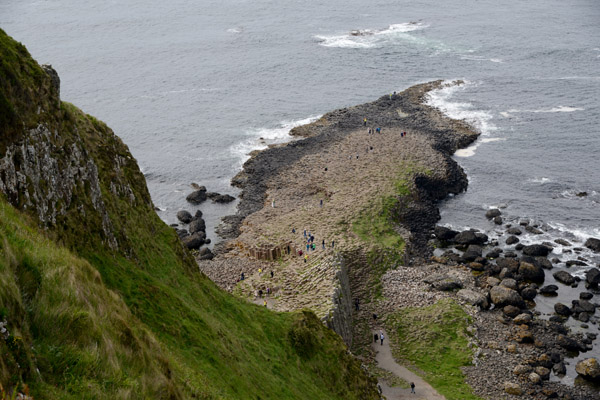 Giant's Causeway from atop Aird Snout