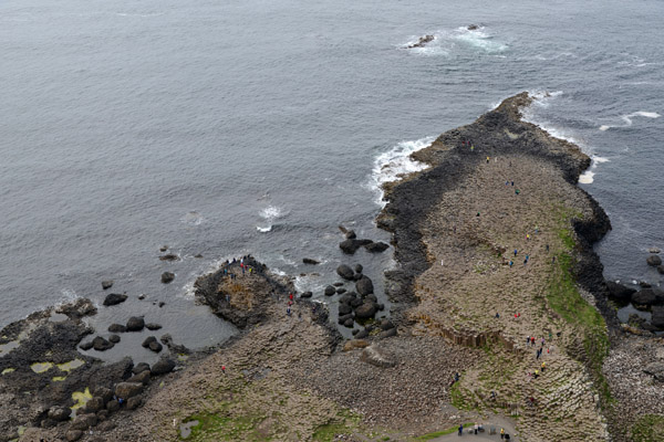 Giant's Causeway from atop Aird Snout