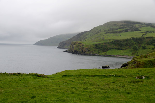 View of the east coast looking south from Torr Head